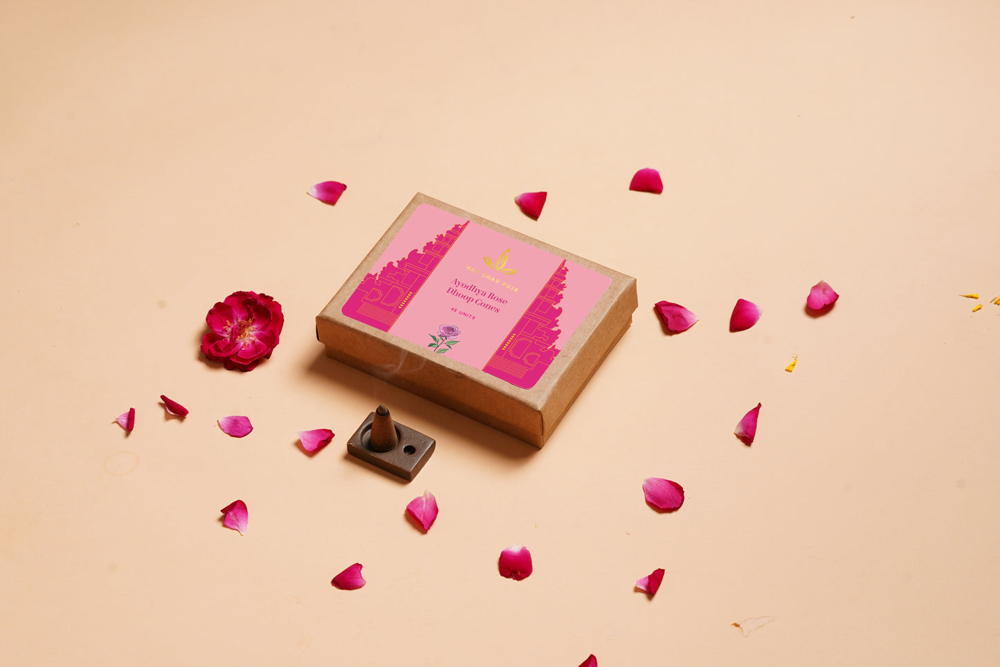 Har Ghar Puja Ayodhya Rose Dhoop Cones