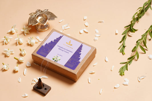 Har Ghar Puja Vrindavan Jasmine Dhoop Cones