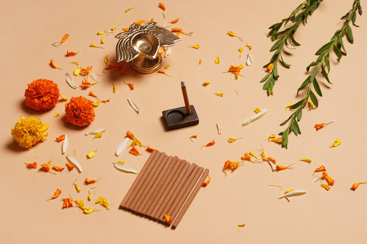 Har Ghar Puja Siddhi Vinayak Marigold Dhoop Sticks