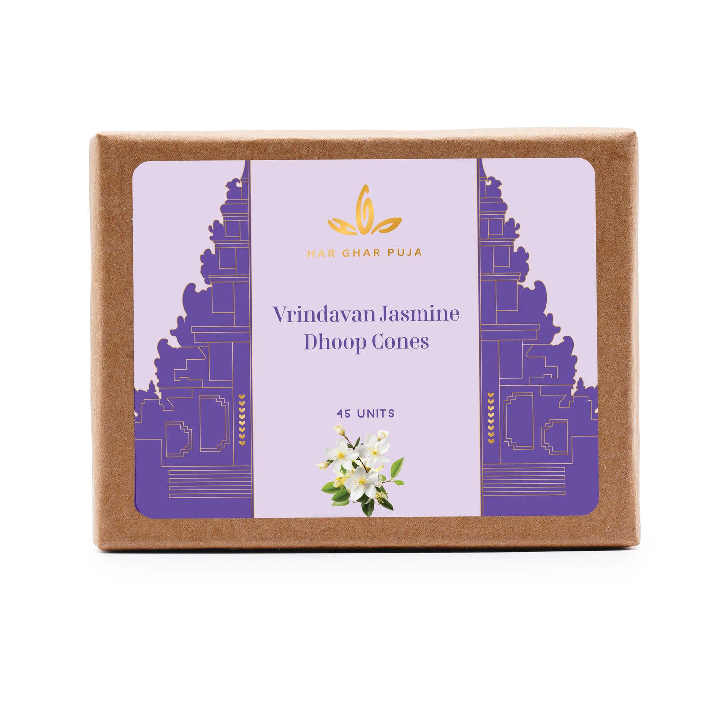 Har Ghar Puja Vrindavan Jasmine Dhoop Cones