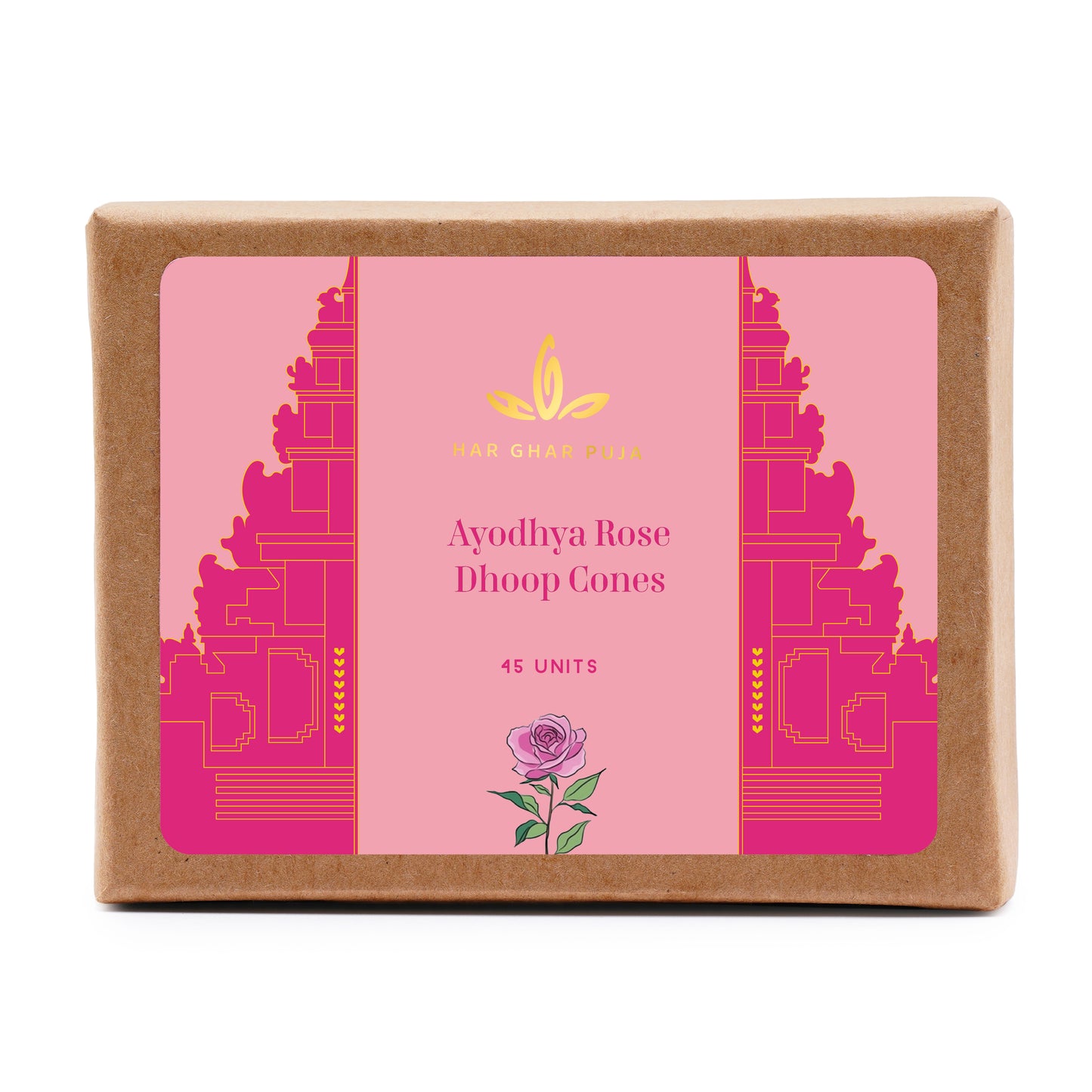 Har Ghar Puja Ayodhya Rose Dhoop Cones