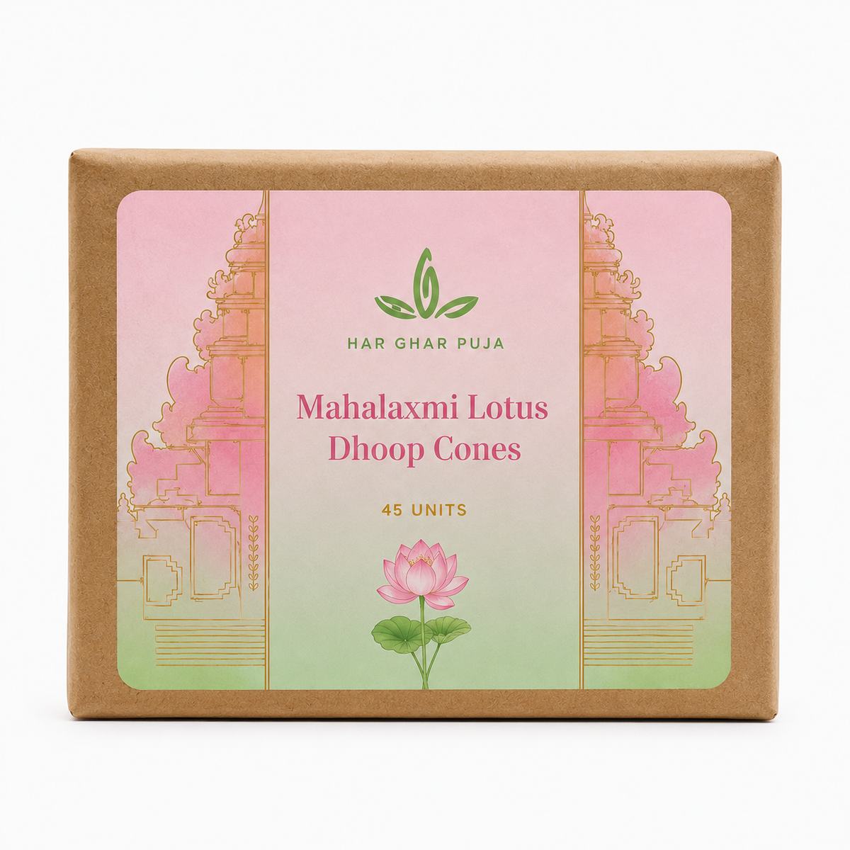 Har Ghar Puja Mahalaxmi Lotus Dhoop Cones
