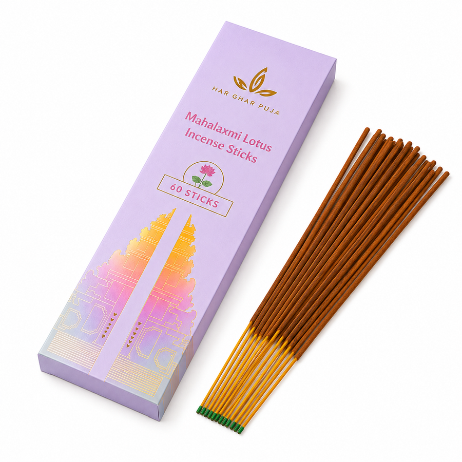 Har Ghar Puja Mahalaxmi Lotus Incense Sticks (Set of 2)