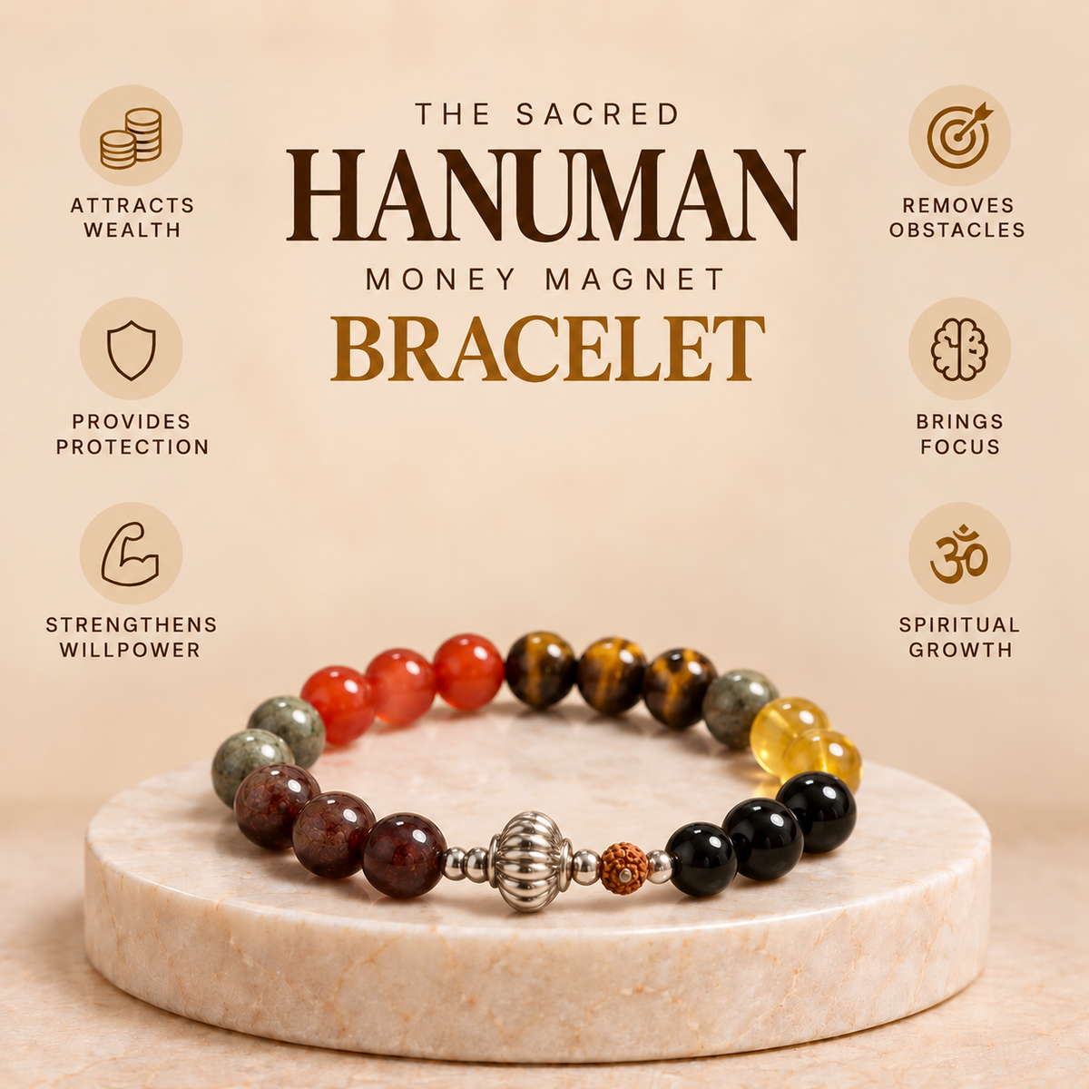Hanuman Gada Business Success Bracelet