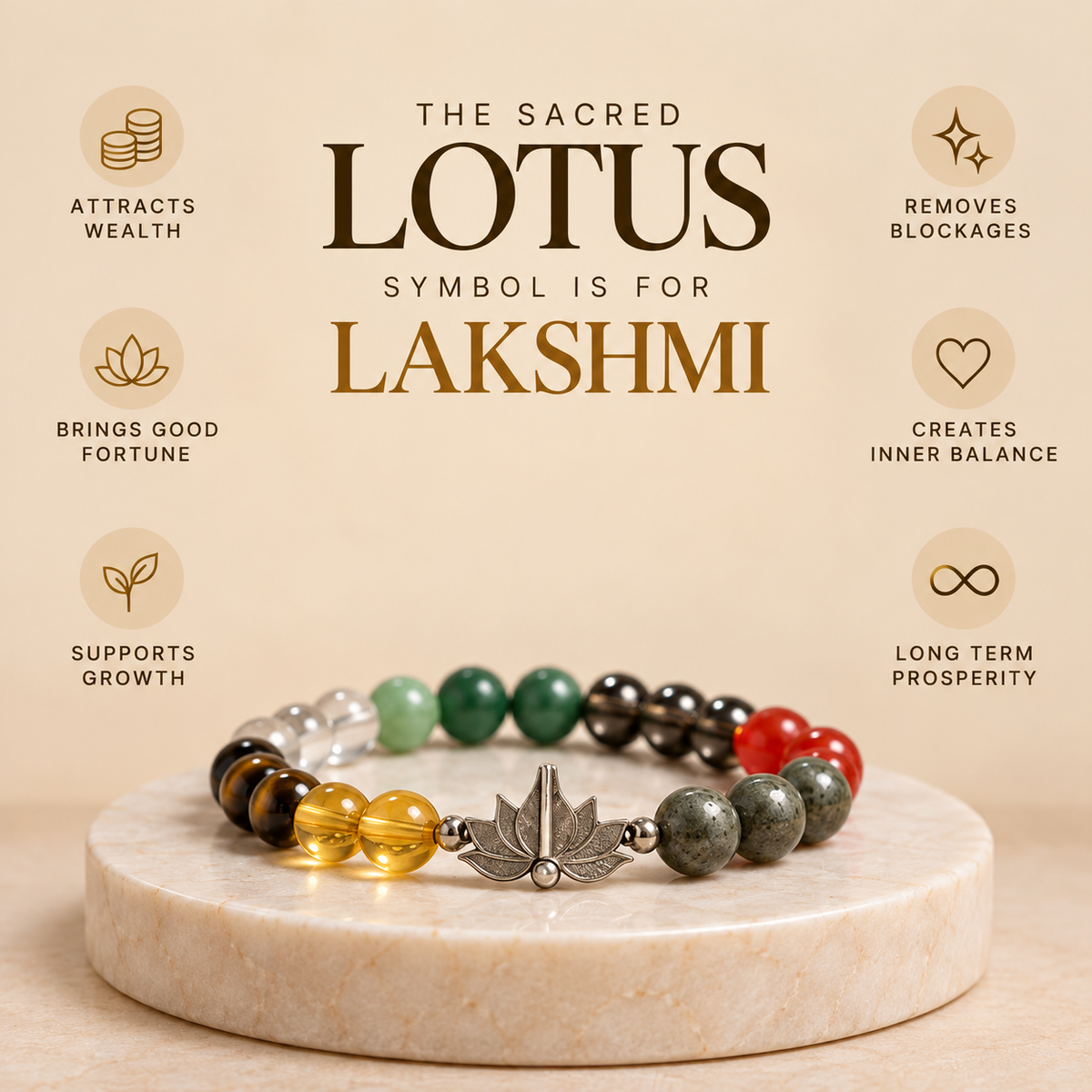 Lakshmi Money Magnet Bracelet
