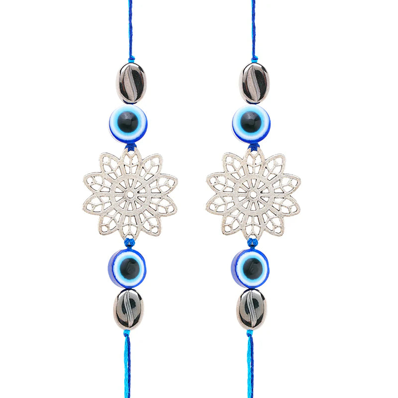 Har Ghar Puja Rakhi Box (Set of 2 Rakhi)