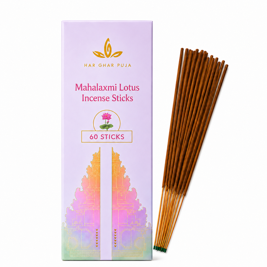 Har Ghar Puja Mahalaxmi Lotus Incense Sticks (Set of 2)