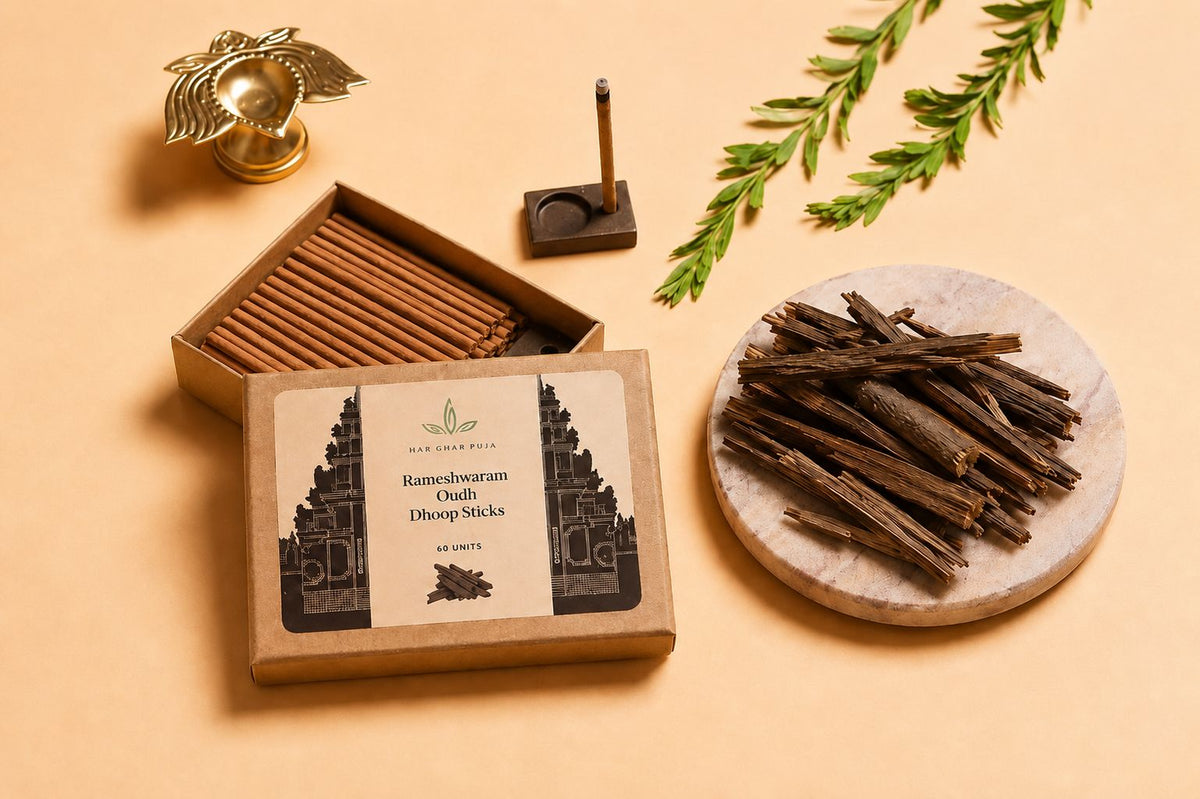 Har Ghar Puja Rameshwaram Oud Dhoop Sticks