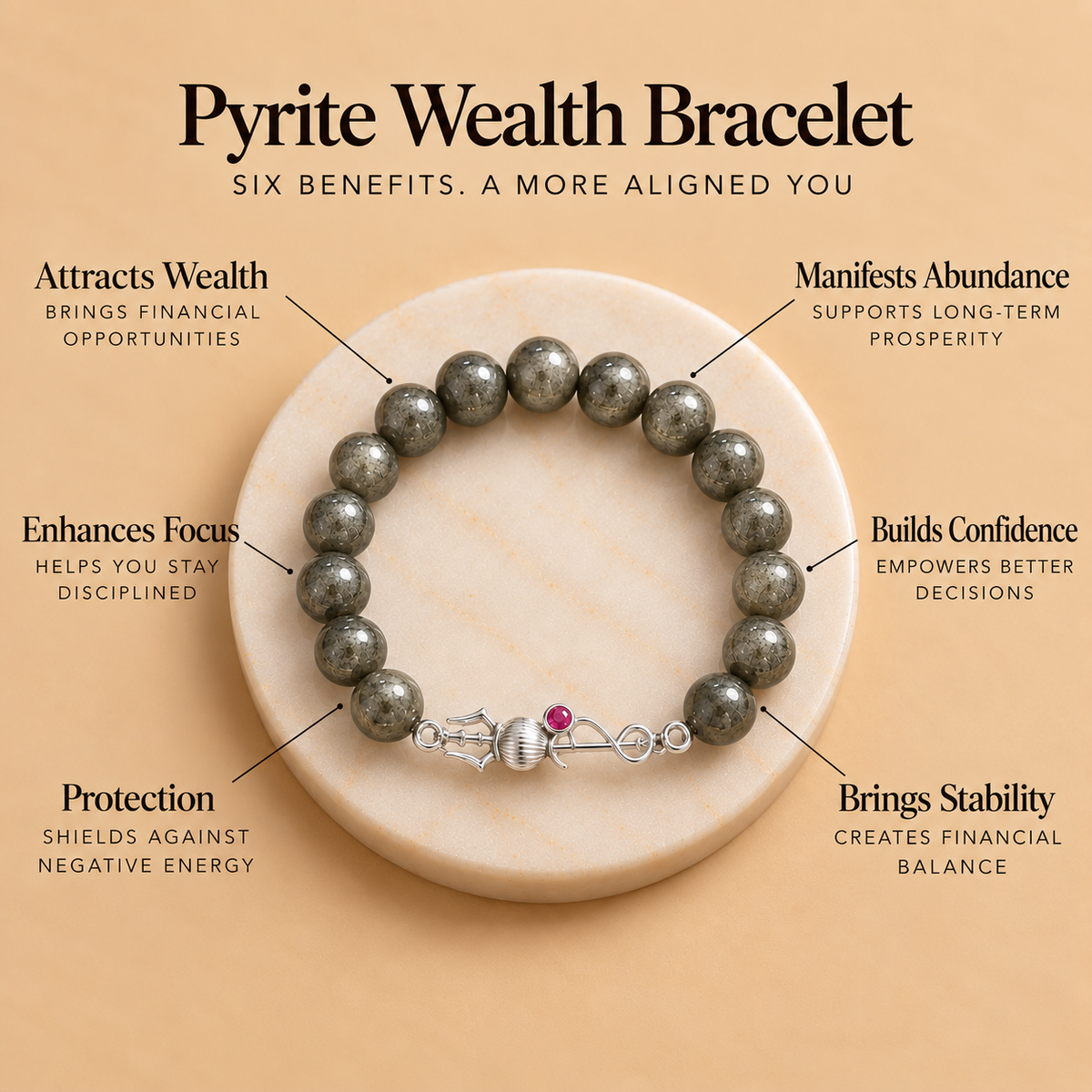 Pyrite Wealth Bracelet