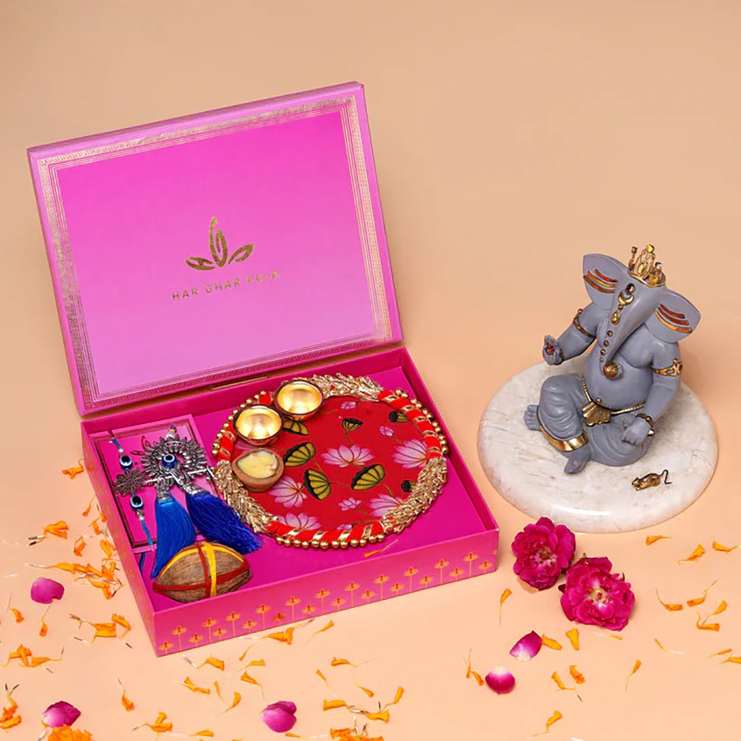 Har Ghar Puja Rakhi Box (Bhai Bhabhi)