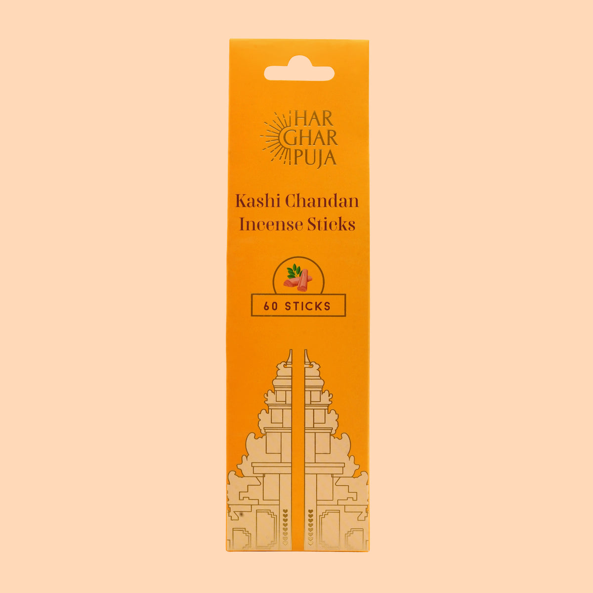 Har Ghar Puja Kashi Chandan Incense Sticks (Set of 3)