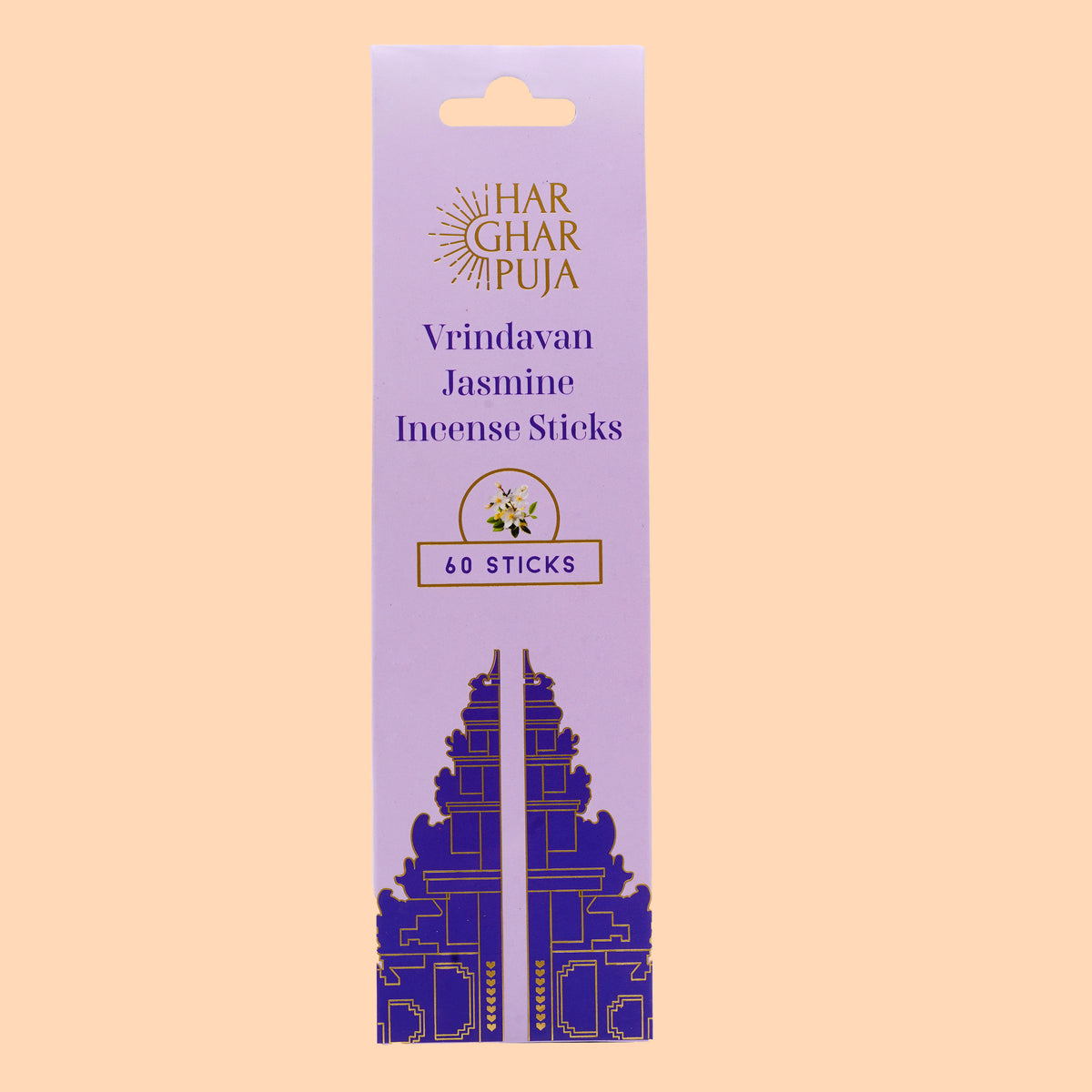 Har Ghar Puja Vrindavan Jasmine Incense Stick (Set of 3)