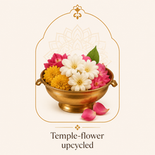 Temple flower upcycled