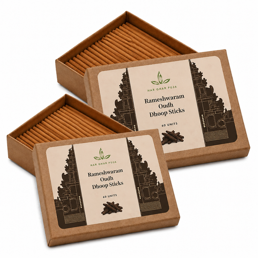Har Ghar Puja Rameshwaram Oud Dhoop Sticks (Set of 2)