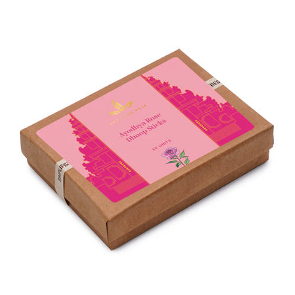 Har Ghar Puja Ayodhya Rose Dhoop Sticks (Set of 3)