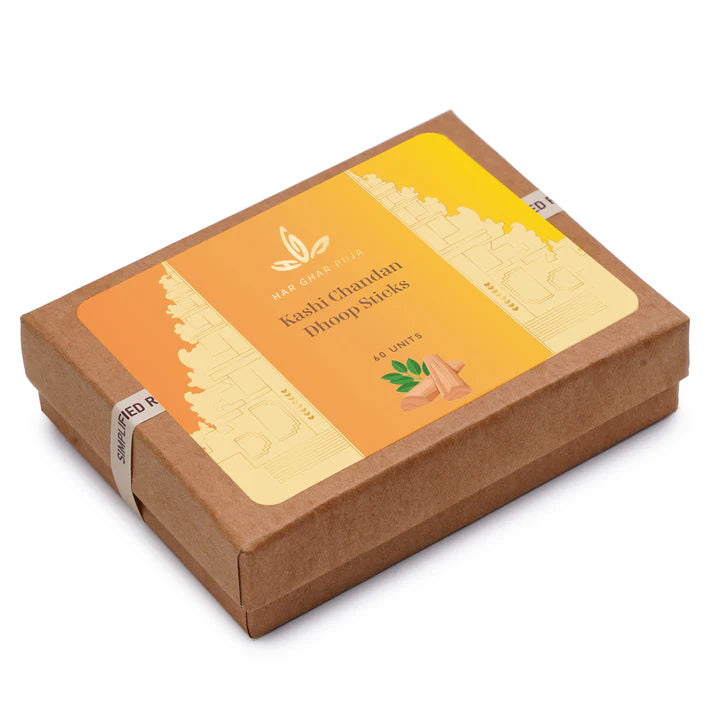 Har Ghar Puja Kashi Chandan Dhoop Sticks (Set of 2)
