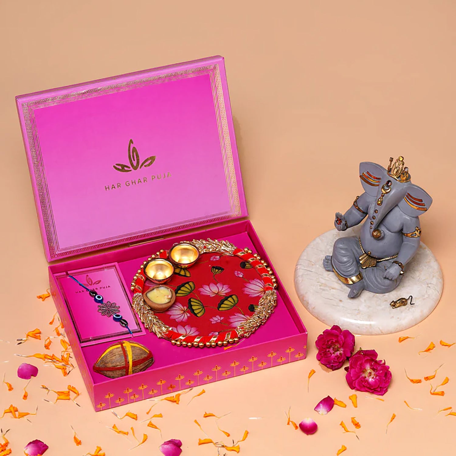Har Ghar Puja Rakhi Box for your Brother