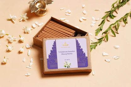 Har Ghar Puja Vrindavan Jasmine Dhoop Sticks (Set of 3)