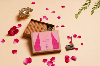 Har Ghar Puja Ayodhya Rose Dhoop Sticks (Set of 3)