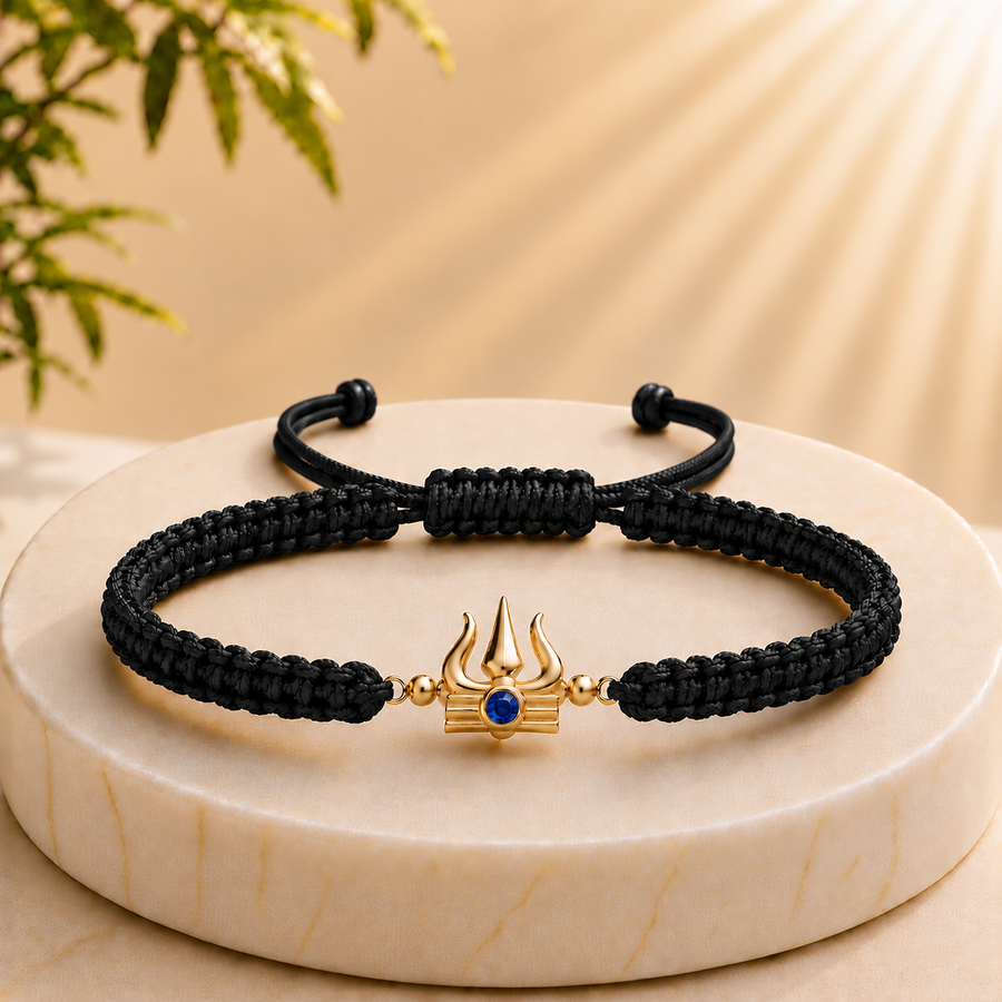 Neelkanth Trishul Bracelet
