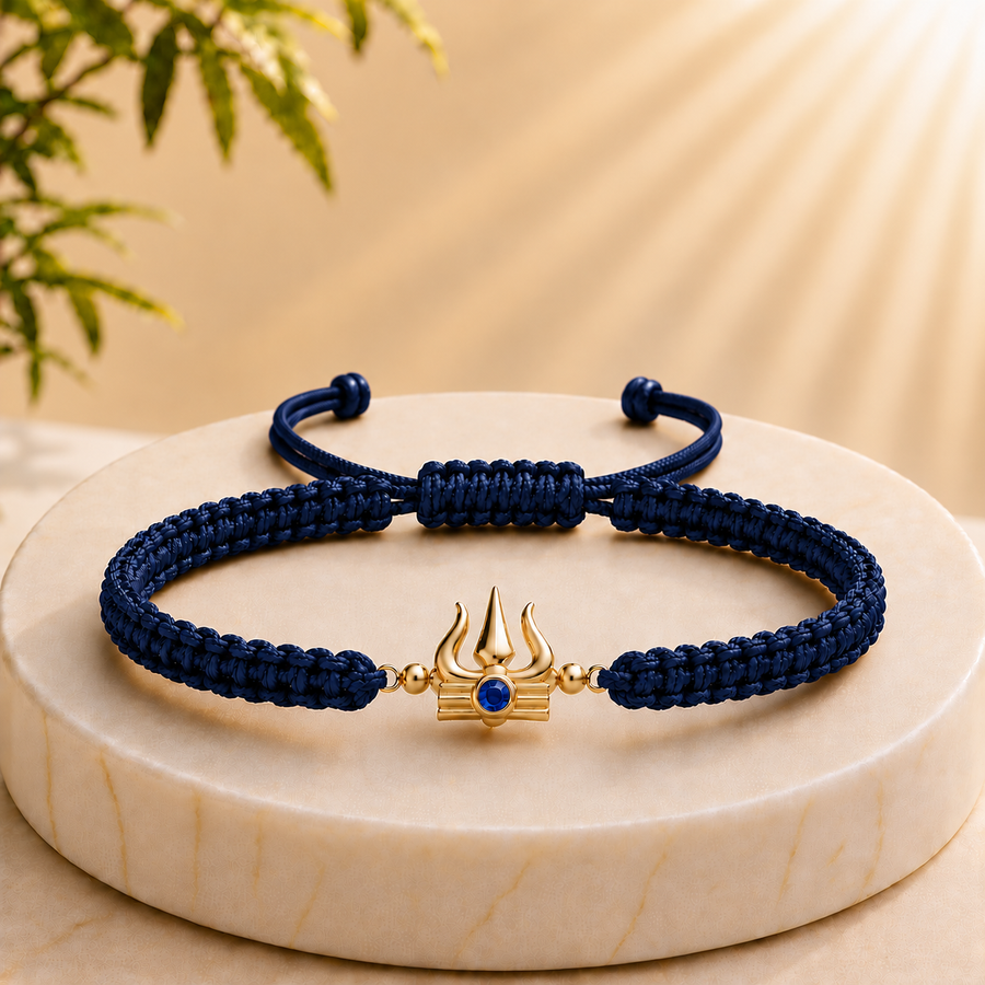 Neelkanth Trishul Bracelet