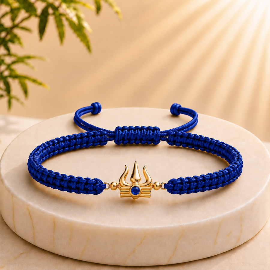Neelkanth Trishul Bracelet