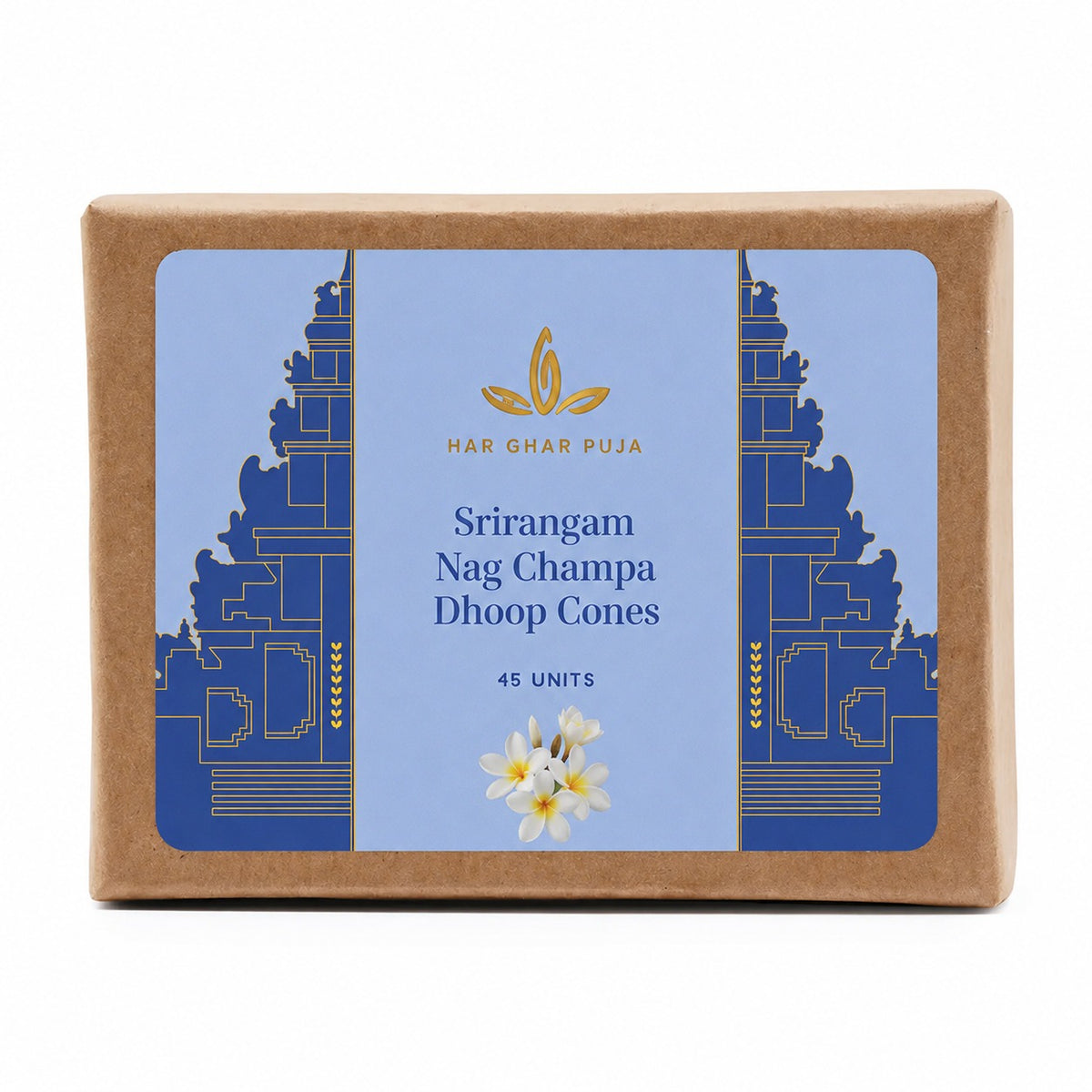 Har Ghar Puja Srirangam Nag Champa Dhoop Cones