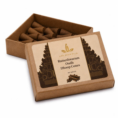 Har Ghar Puja Rameshwaram Oud Dhoop Cones