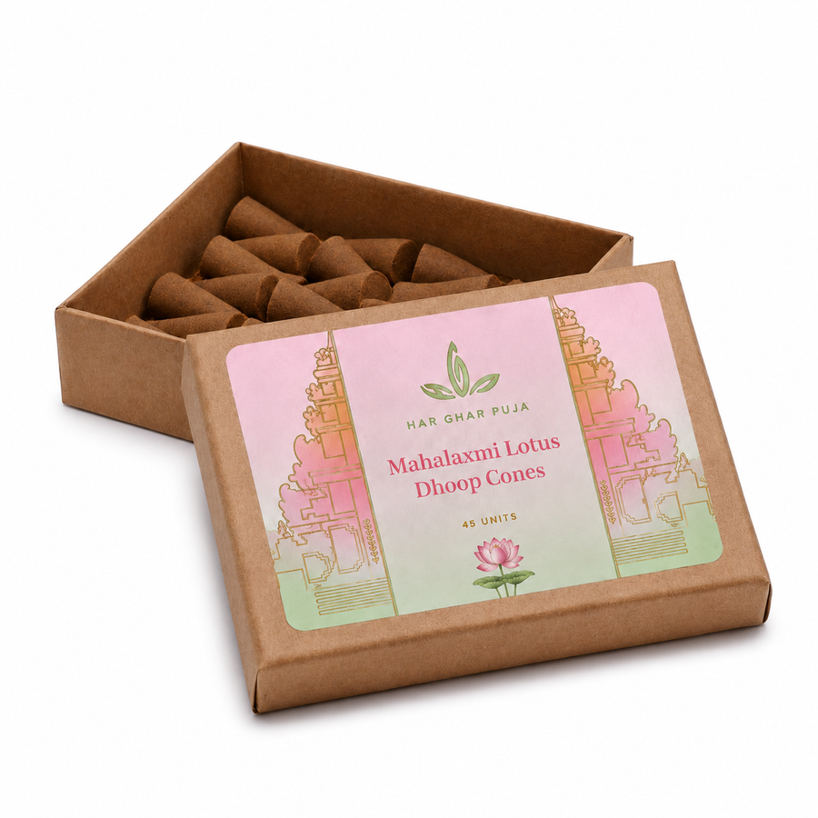 Har Ghar Puja Mahalaxmi Dhoop Cones (Set of 3)
