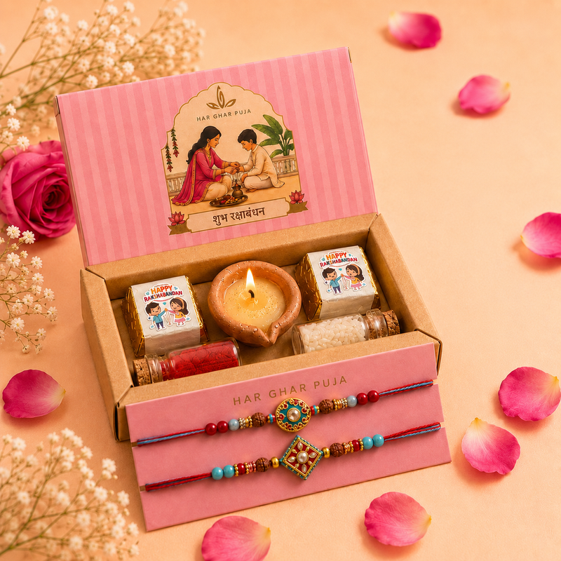 Har Ghar Puja Shubh Rakhi Box