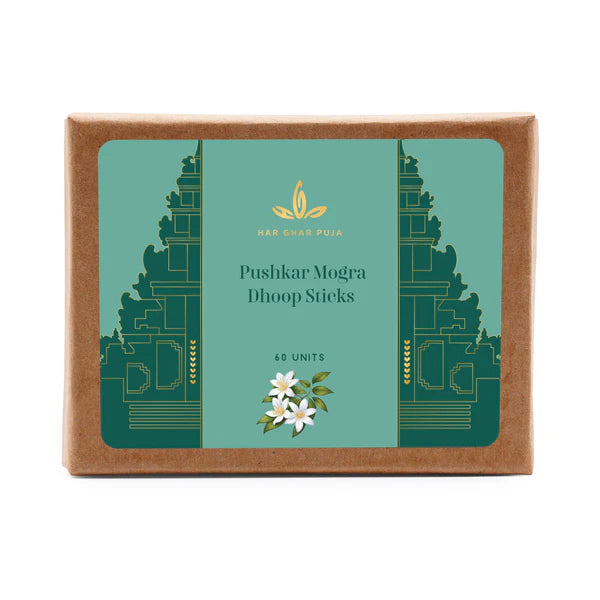 Har Ghar Puja Pushkar Mogra Dhoop Sticks (Set of 2)