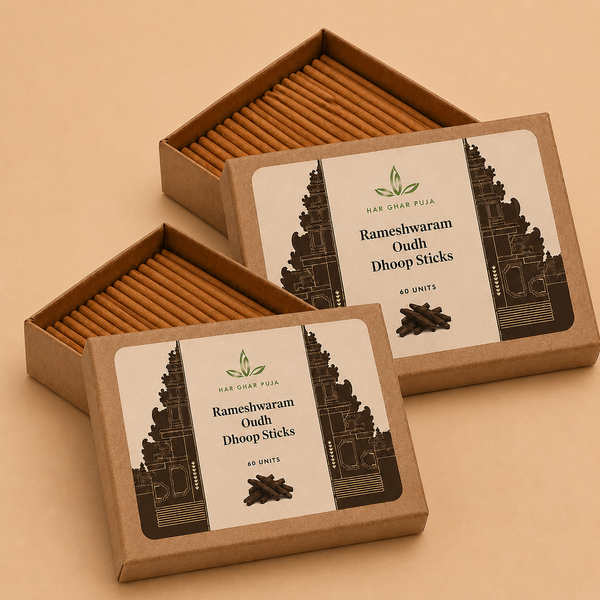 Har Ghar Puja Rameshwaram Oud Dhoop Sticks (Set of 2)