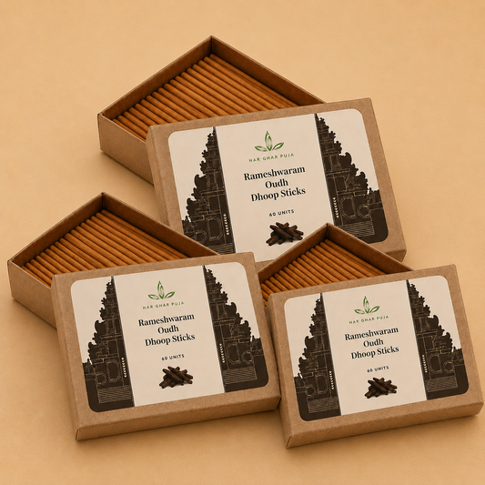 Har Ghar Puja Rameshwaram Oud Dhoop Sticks (Set of 3)
